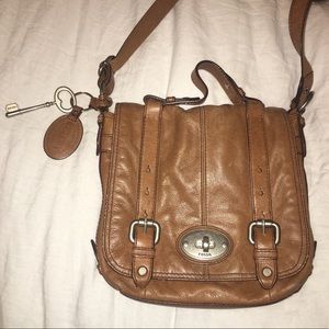 Fossil Maddox Leather Crossbody Bag